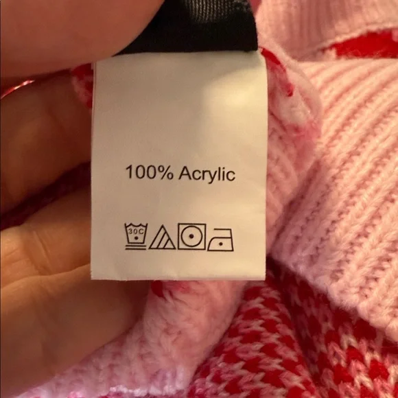 SHEIN Pink and Red Knit Sweater - Picture 13 of 13